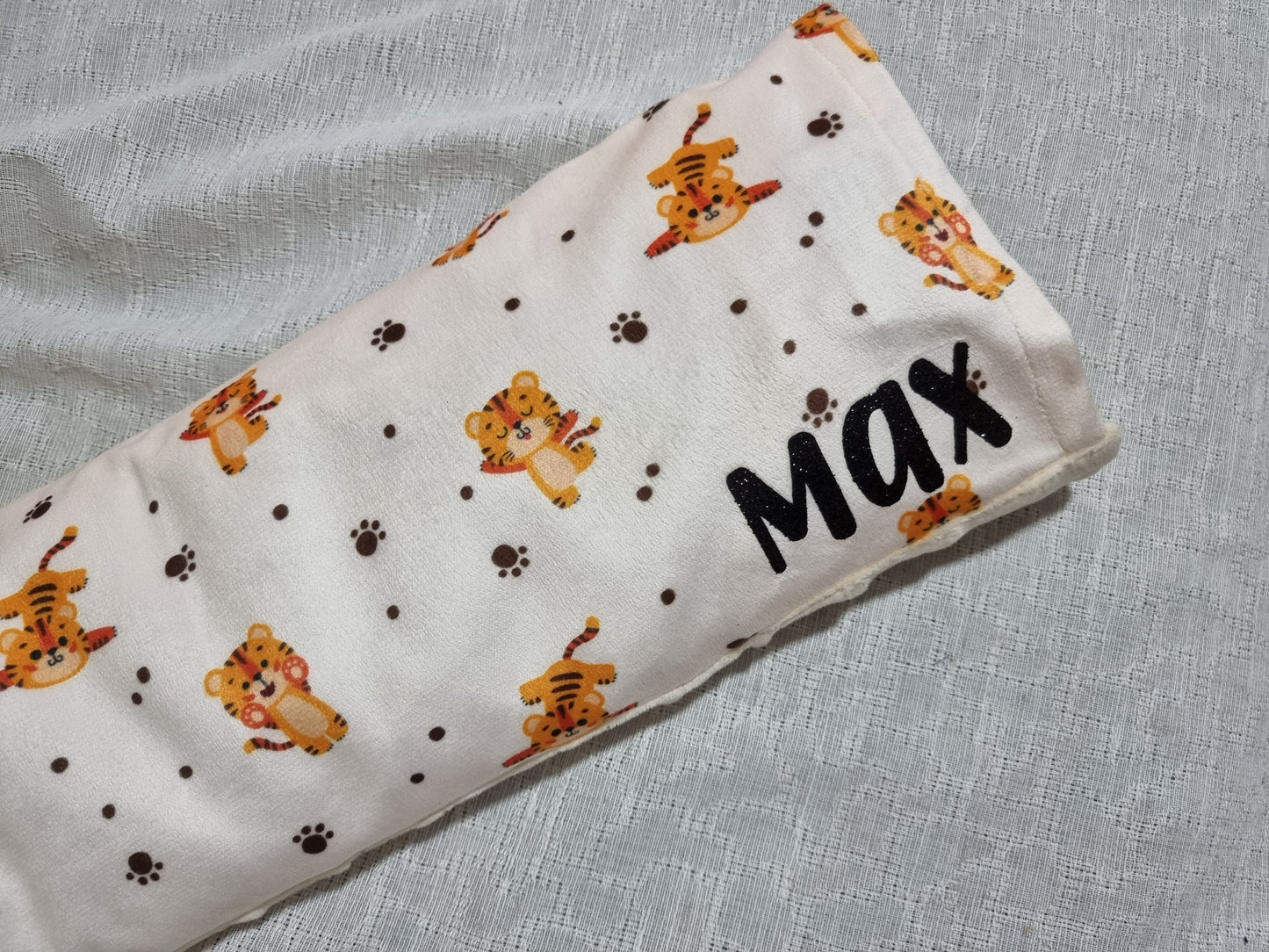 Cute Little Penguins (Blue) Minky Buckwheat Husk Pillow