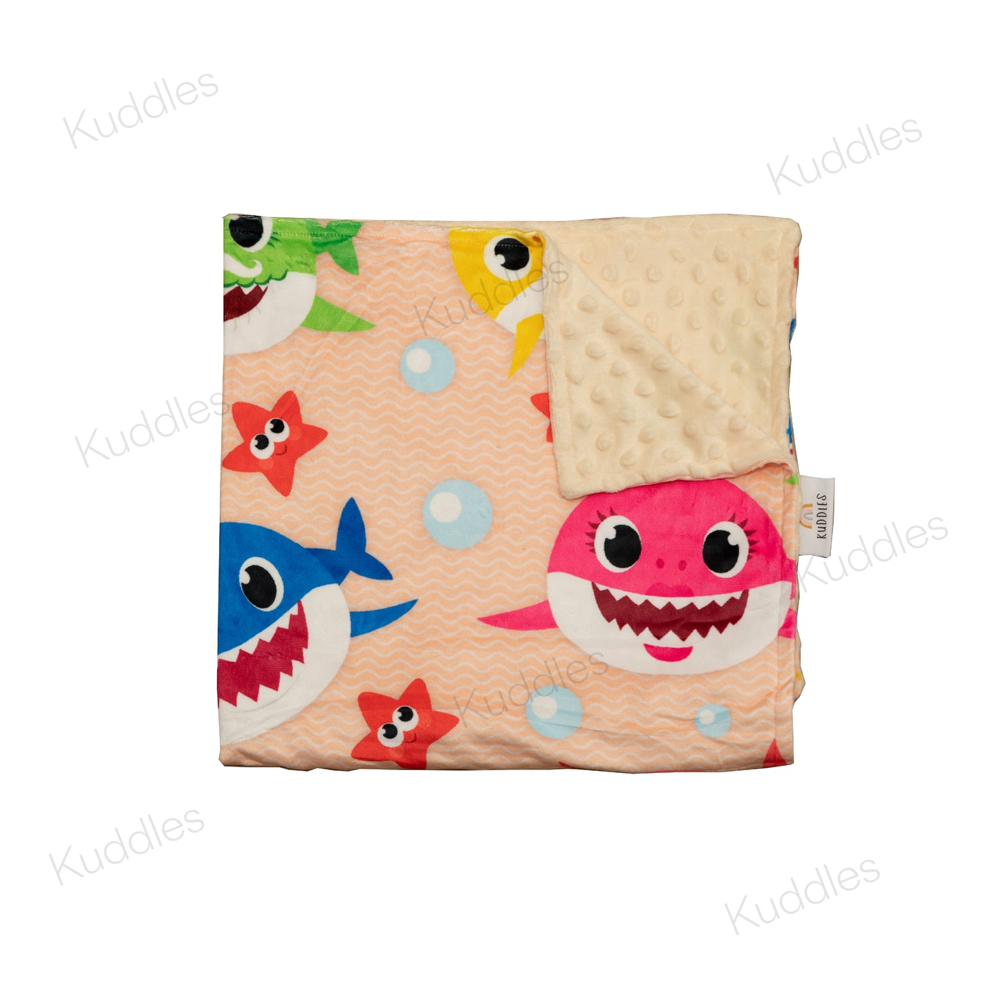 Baby Shark Reversible Minky Blanket