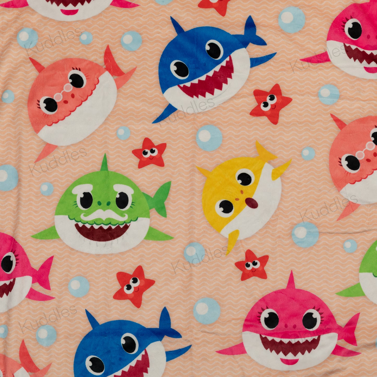 Baby Shark Reversible Minky Blanket