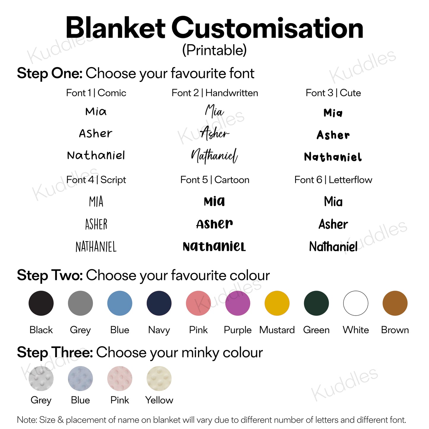 (Made-to-order only) Halloween Party Reversible Minky Blanket