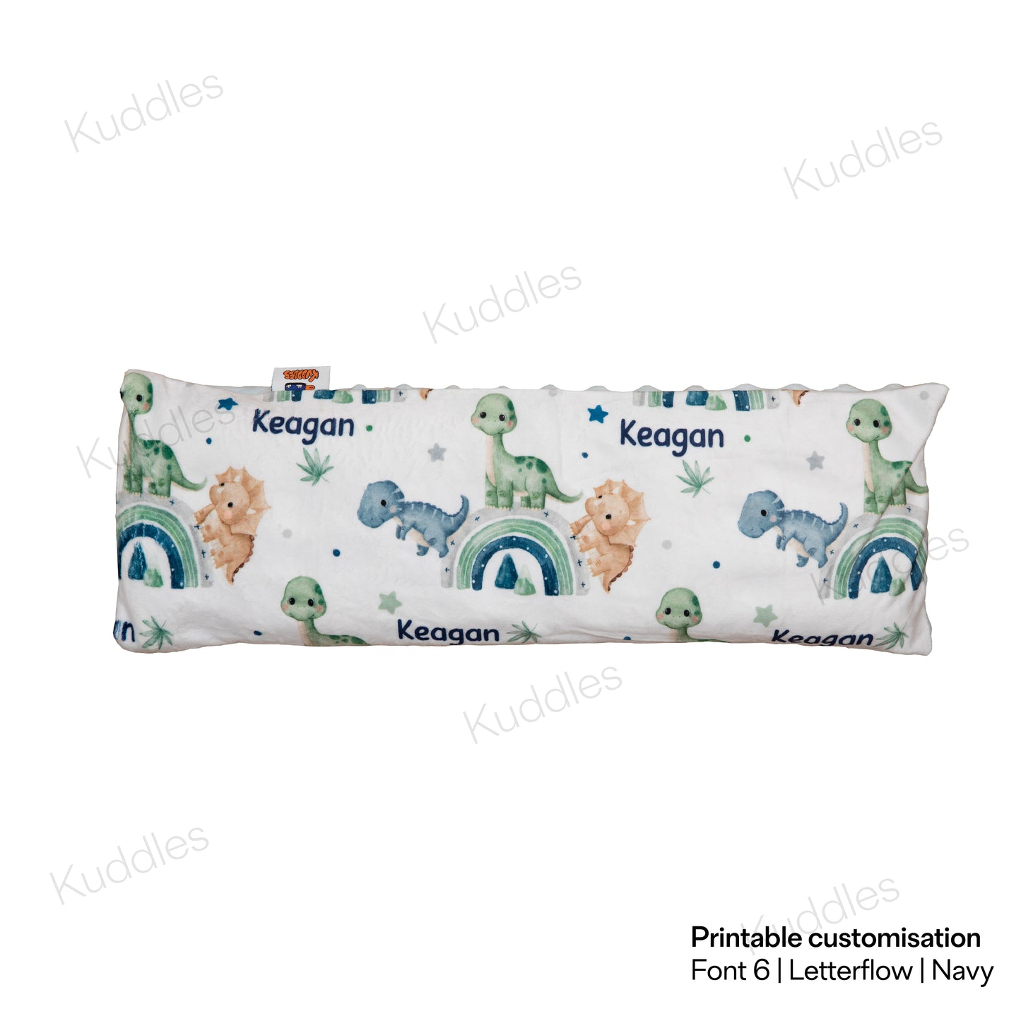 Safari Train Adventure Minky Buckwheat Husk Pillow