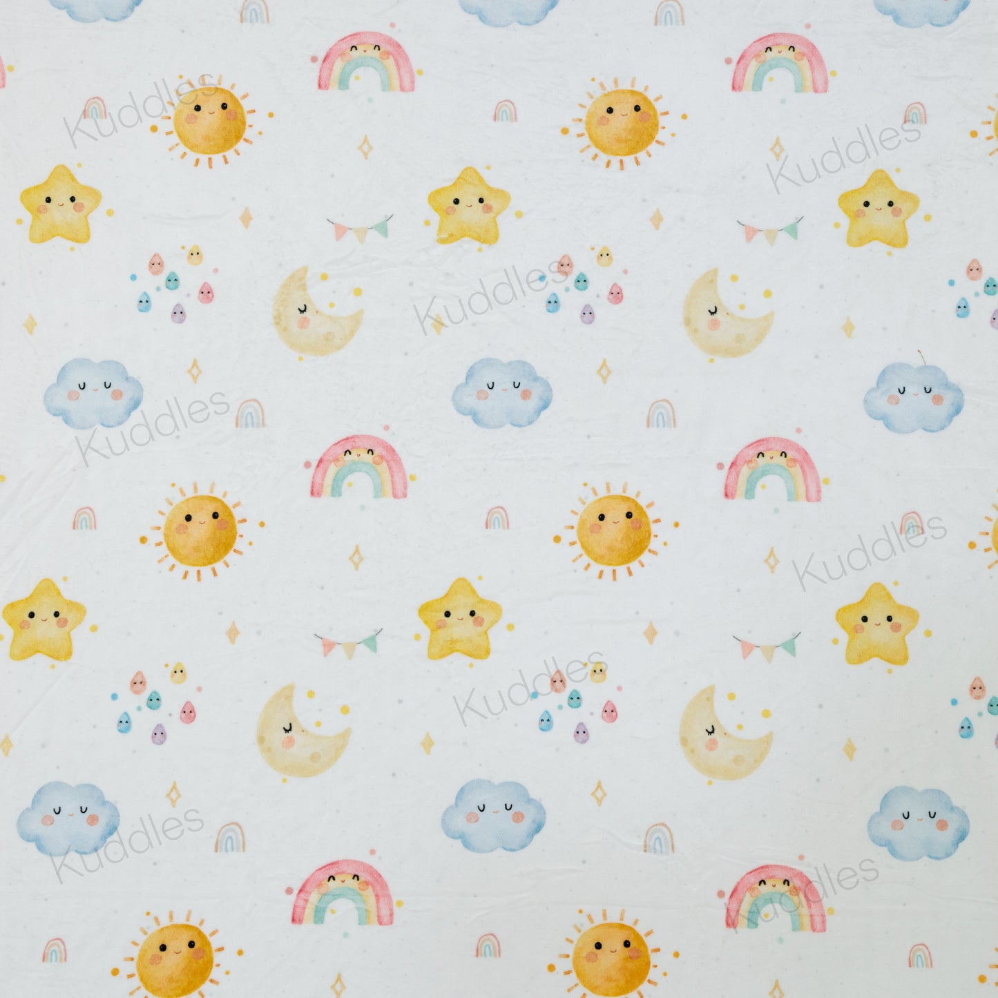 Dreamy Skies Reversible Minky Blanket