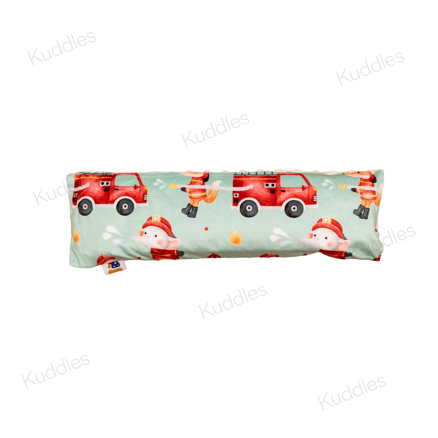 Little Firefighter Minky Buckwheat Husk Pillow
