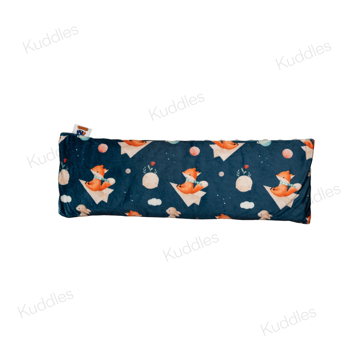 Night in Outer Space Minky Buckwheat Husk Pillow