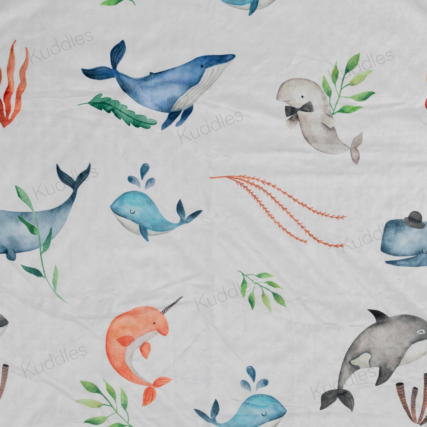 Under the Sea Reversible Minky Blanket