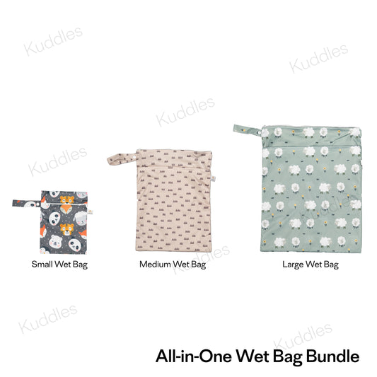 All-in-One Wet Bag Bundle (Small + Medium + Large Wet Bag)