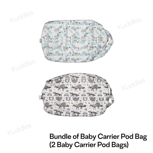 Bundle of Baby Carrier Pod Bags (2 Bags)