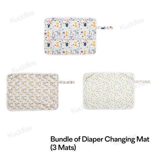 Bundle of Diaper Changing Mats (3 mats)