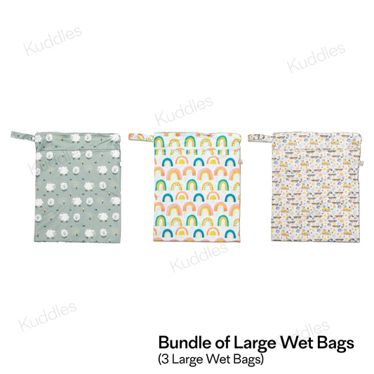 Bundle of Large Wet Bags (3 Bags)