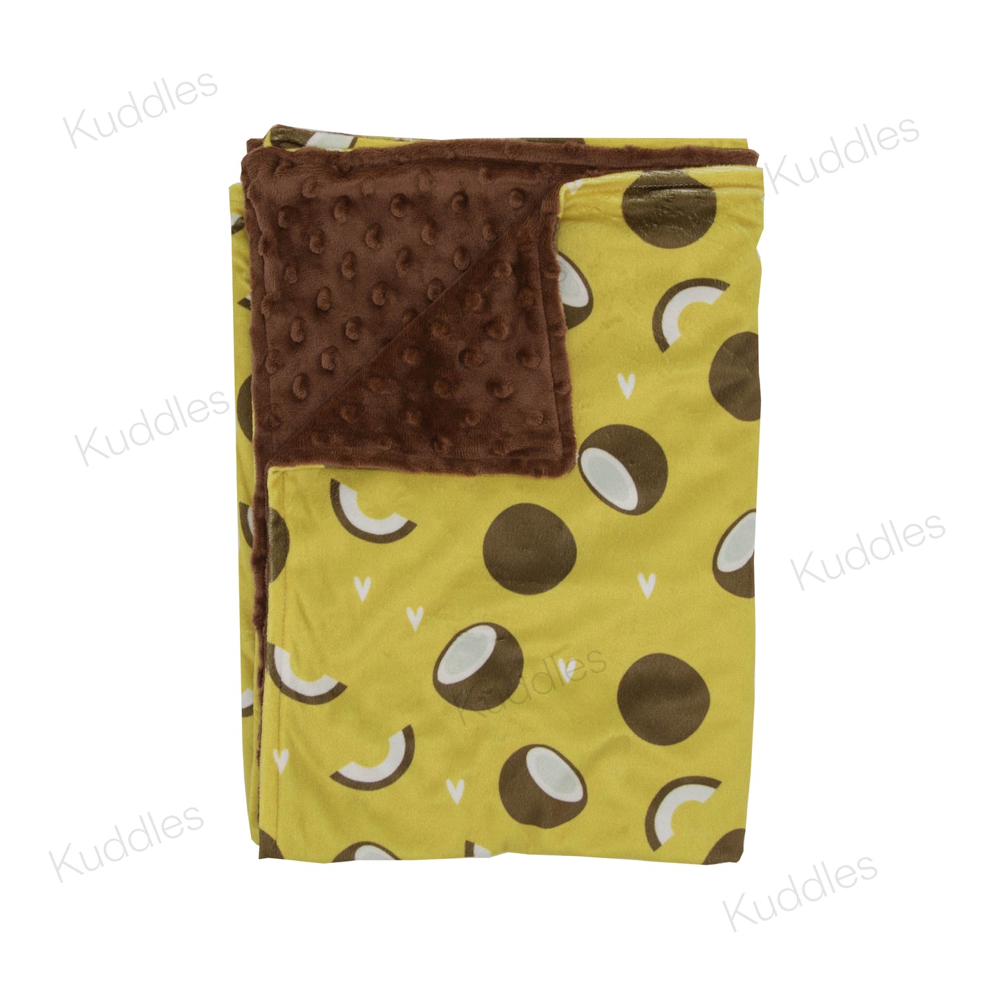 Coco Coconut Reversible Minky Blanket