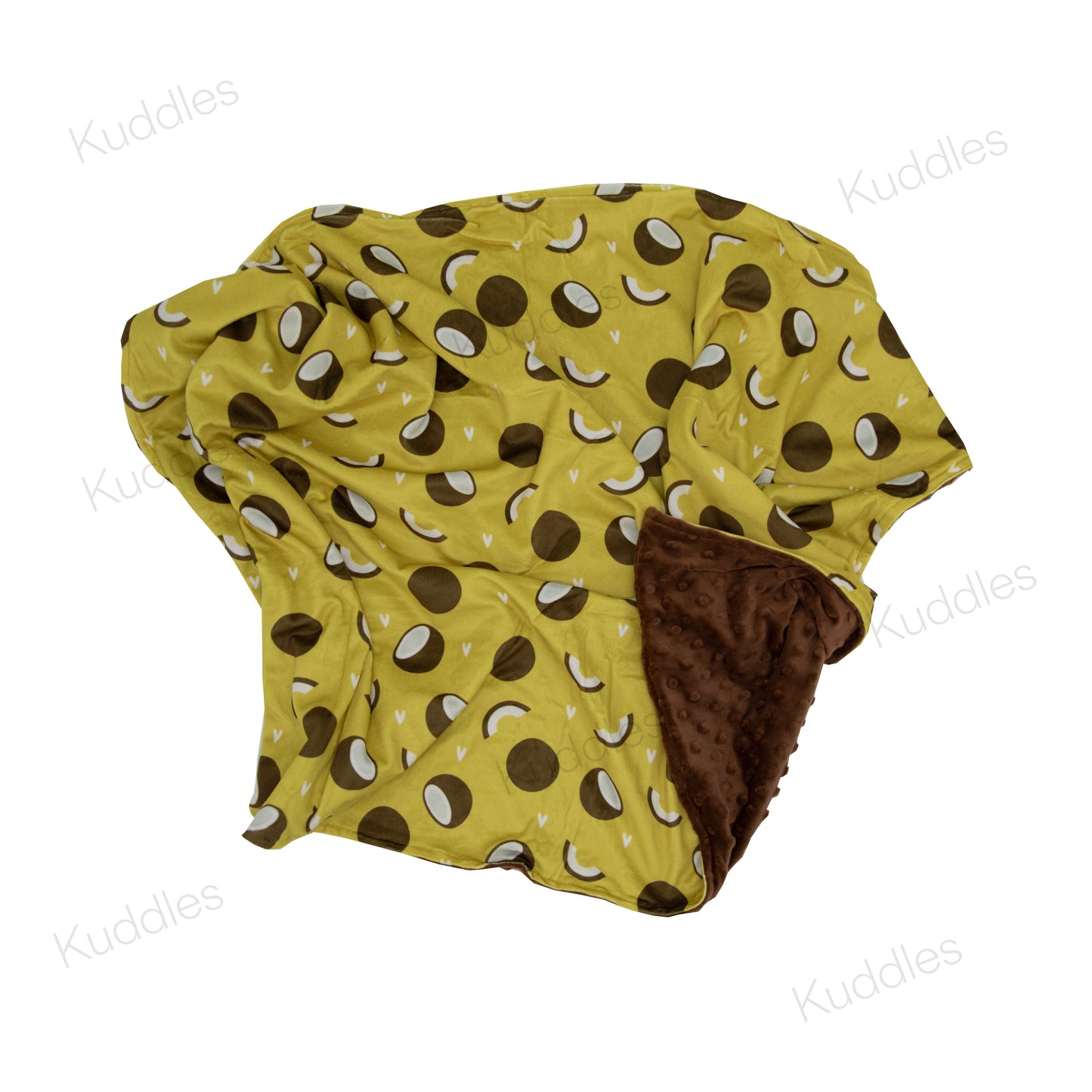 Coco Coconut Reversible Minky Blanket