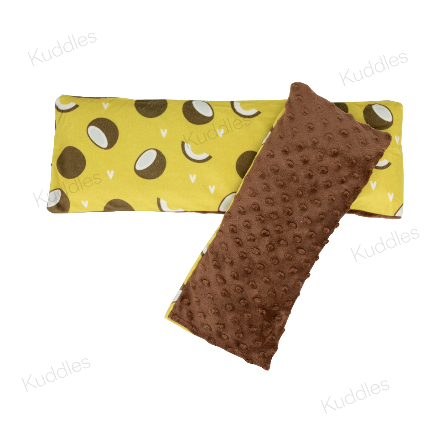 Coco Coconut Minky Buckwheat Husk Pillow