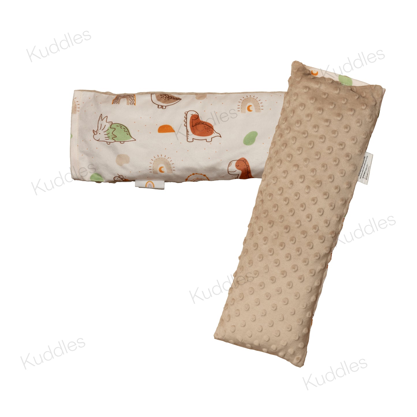 Dino Glob Minky Buckwheat Husk Pillow