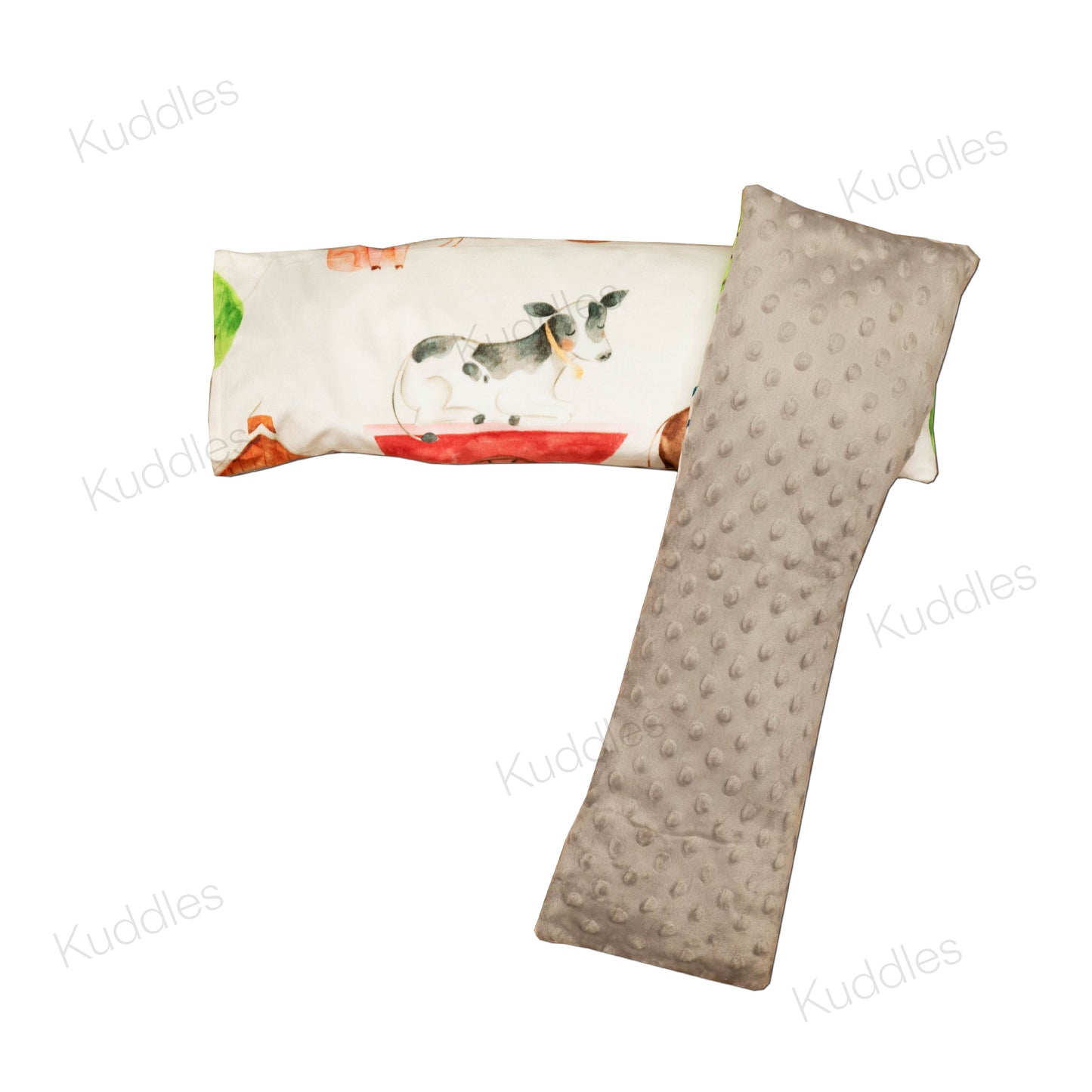 Farm Barn Minky Buckwheat Husk Pillow