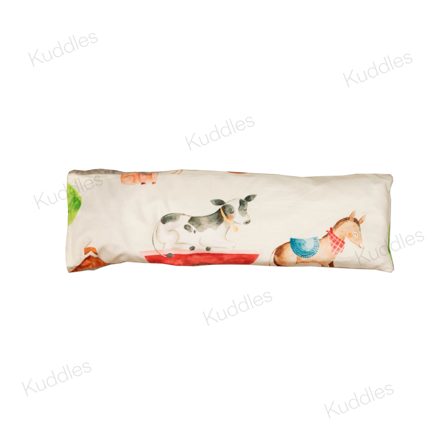 Farm Barn Minky Buckwheat Husk Pillow