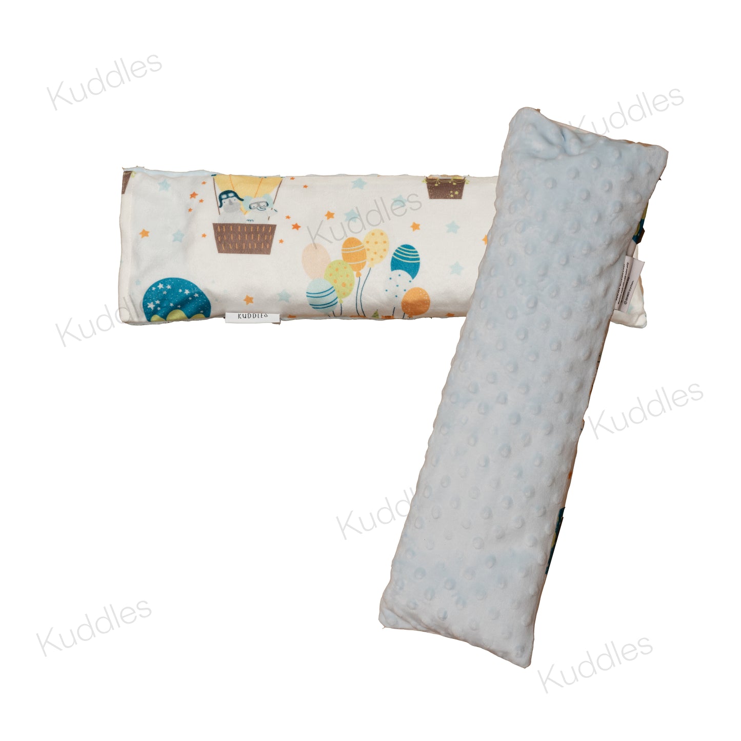 Hot Air Balloon Party Minky Buckwheat Husk Pillow