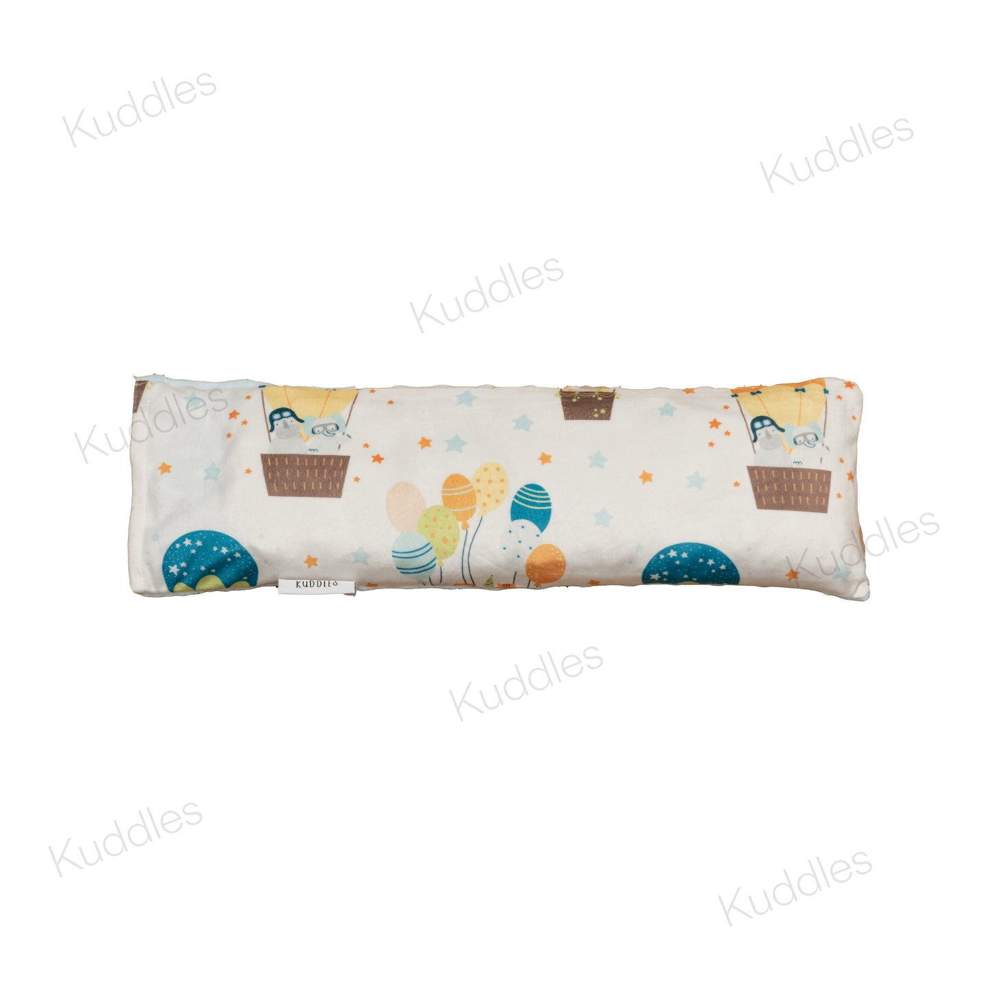 Hot Air Balloon Party Minky Buckwheat Husk Pillow