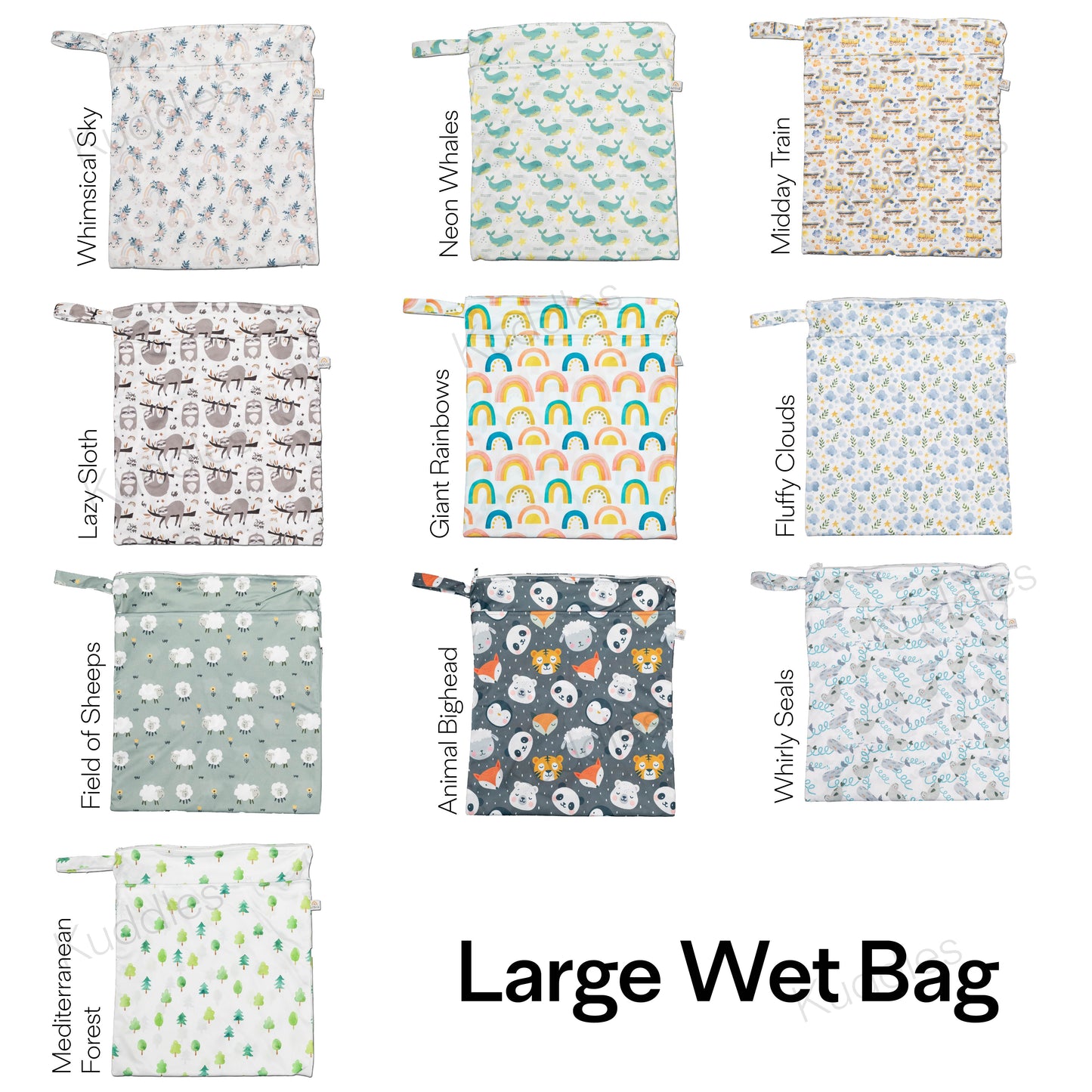 Bundle of Large Wet Bags (3 Bags)