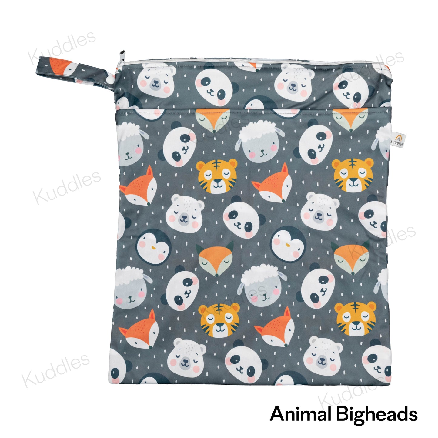Large Wet Bag (Animal Bigheads)