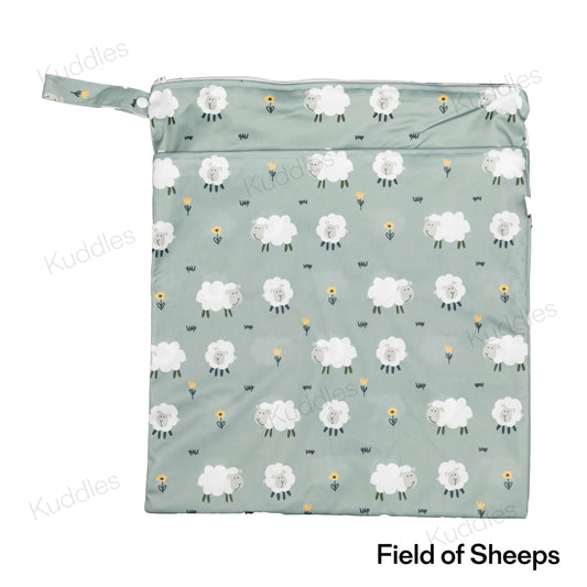 Large Wet Bag (Field of Sheeps)