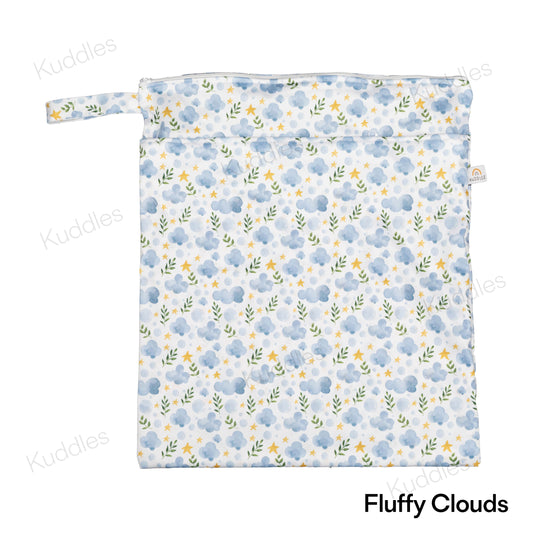 Large Wet Bag (Fluffy Clouds)
