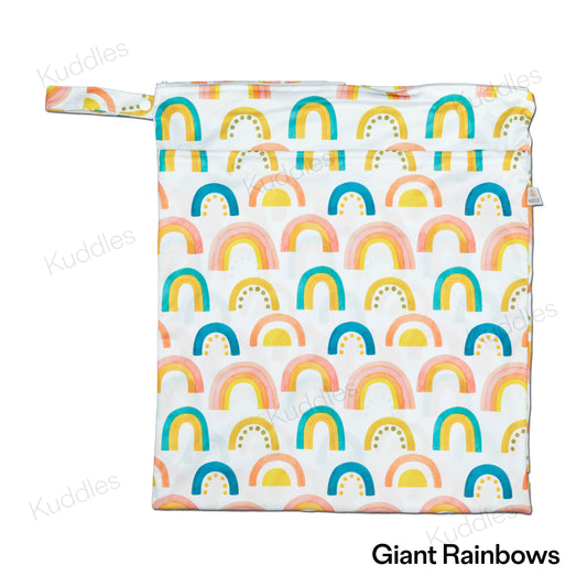 Large Wet Bag (Giant Rainbows)