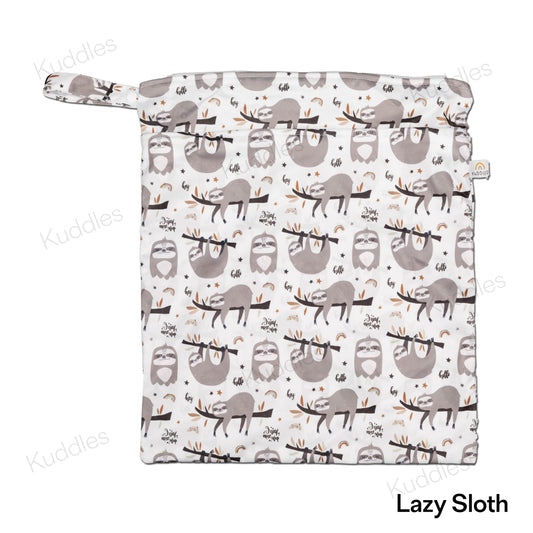 Large Wet Bag (Lazy Sloth)