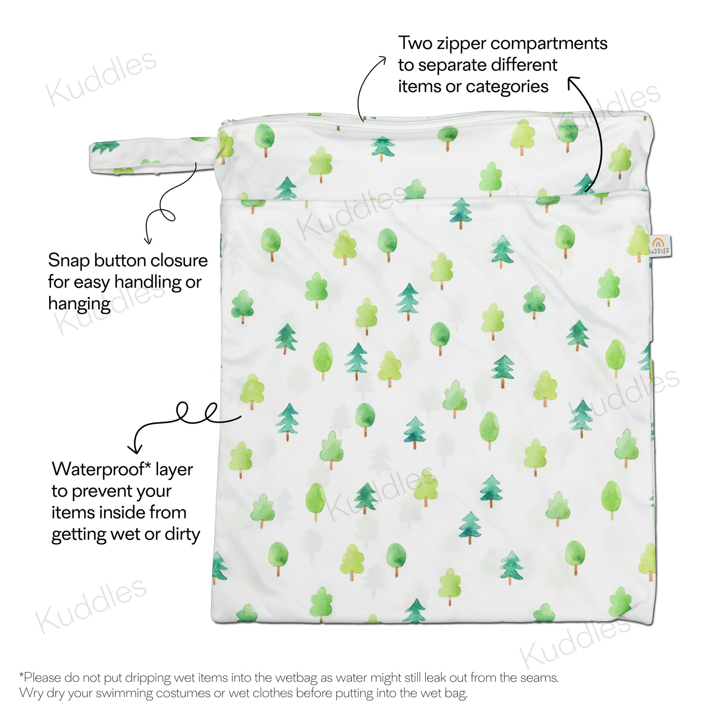 Large Wet Bag (Mediterranean Forest)