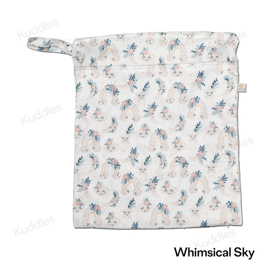 Large Wet Bag (Whimsical Sky)