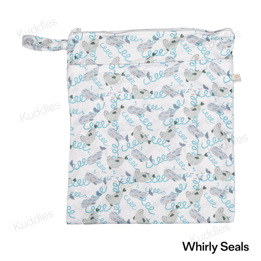 Large Wet Bag (Whirly Seals)