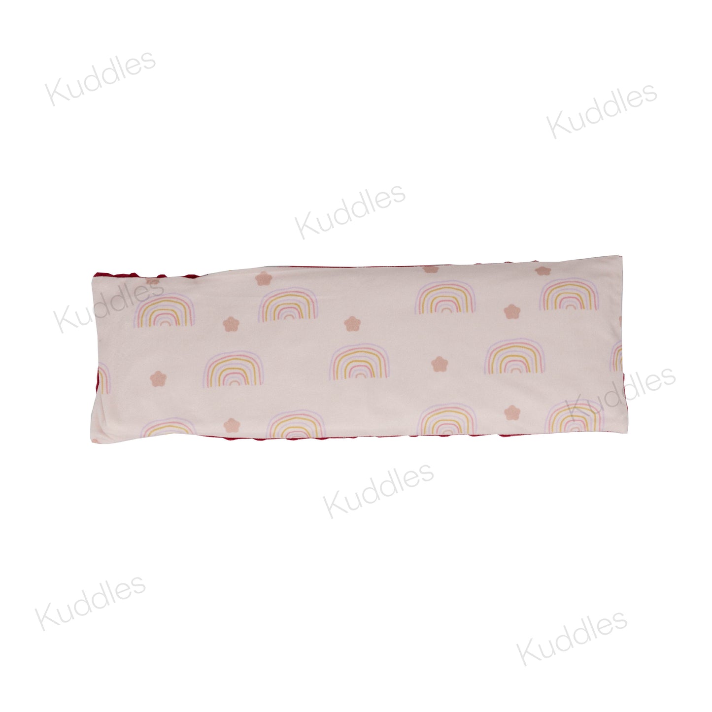 Rainbow Dreaming Minky Buckwheat Husk Pillow