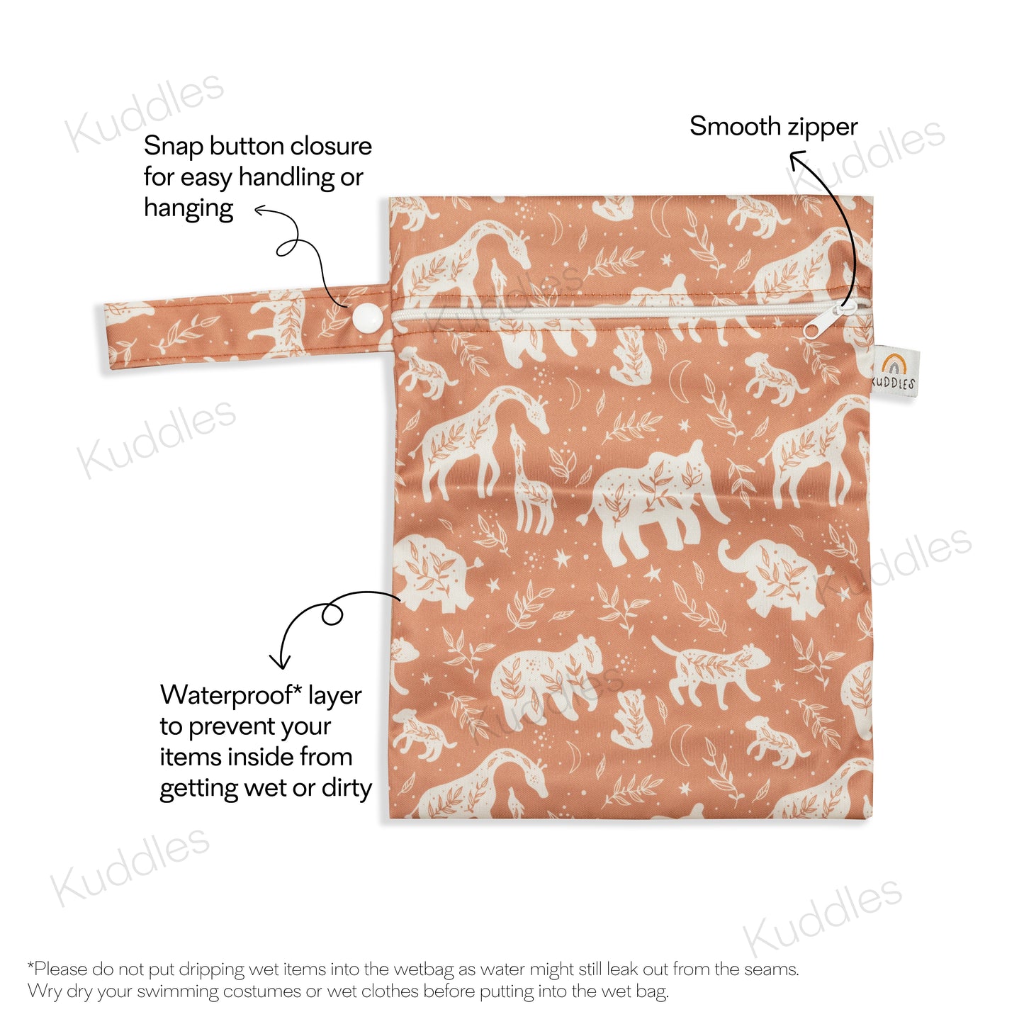 Small Wet Bag (Dusty Serengeti)