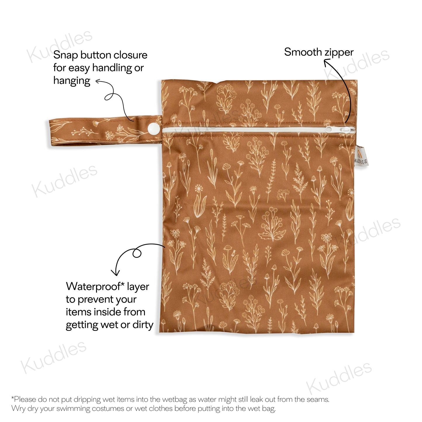 Small Wet Bag (Tawny Fields)