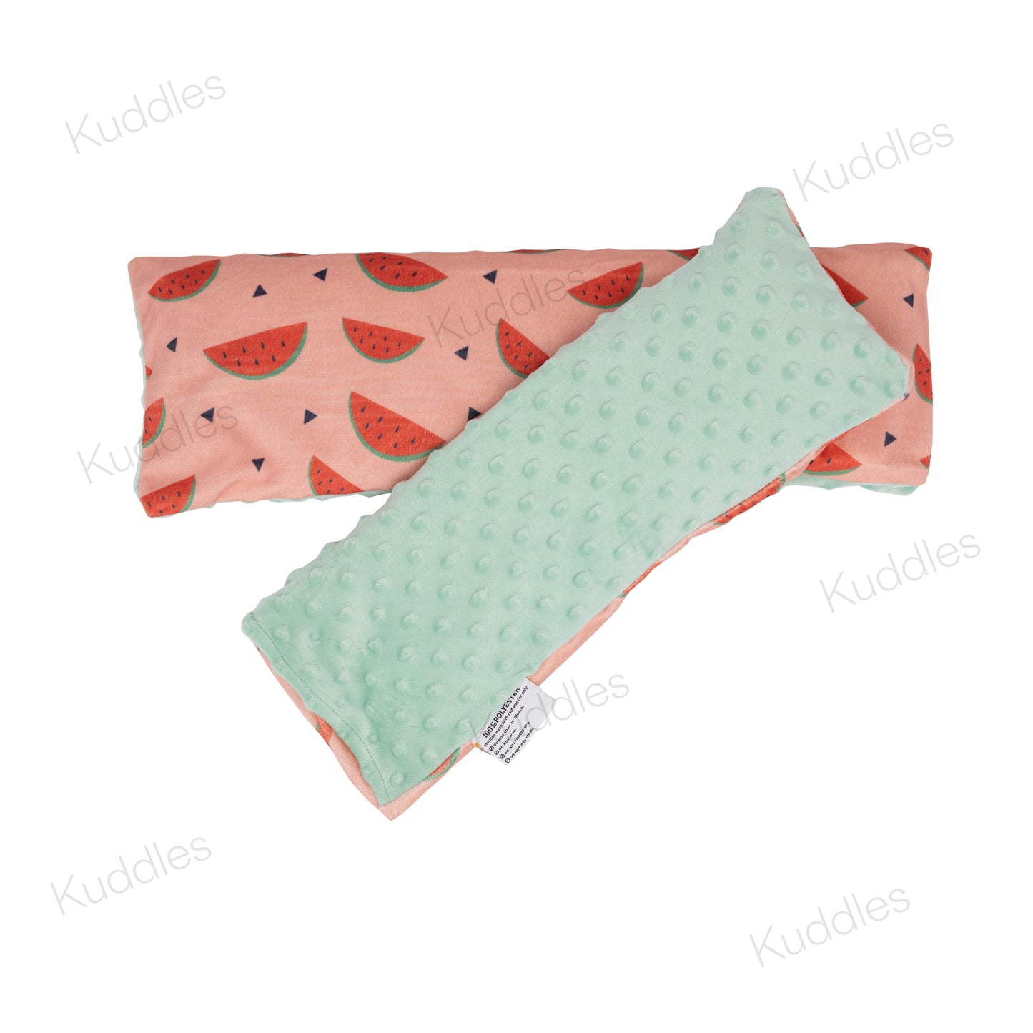 Tutti Frutti Watermelon Minky Buckwheat Husk Pillow