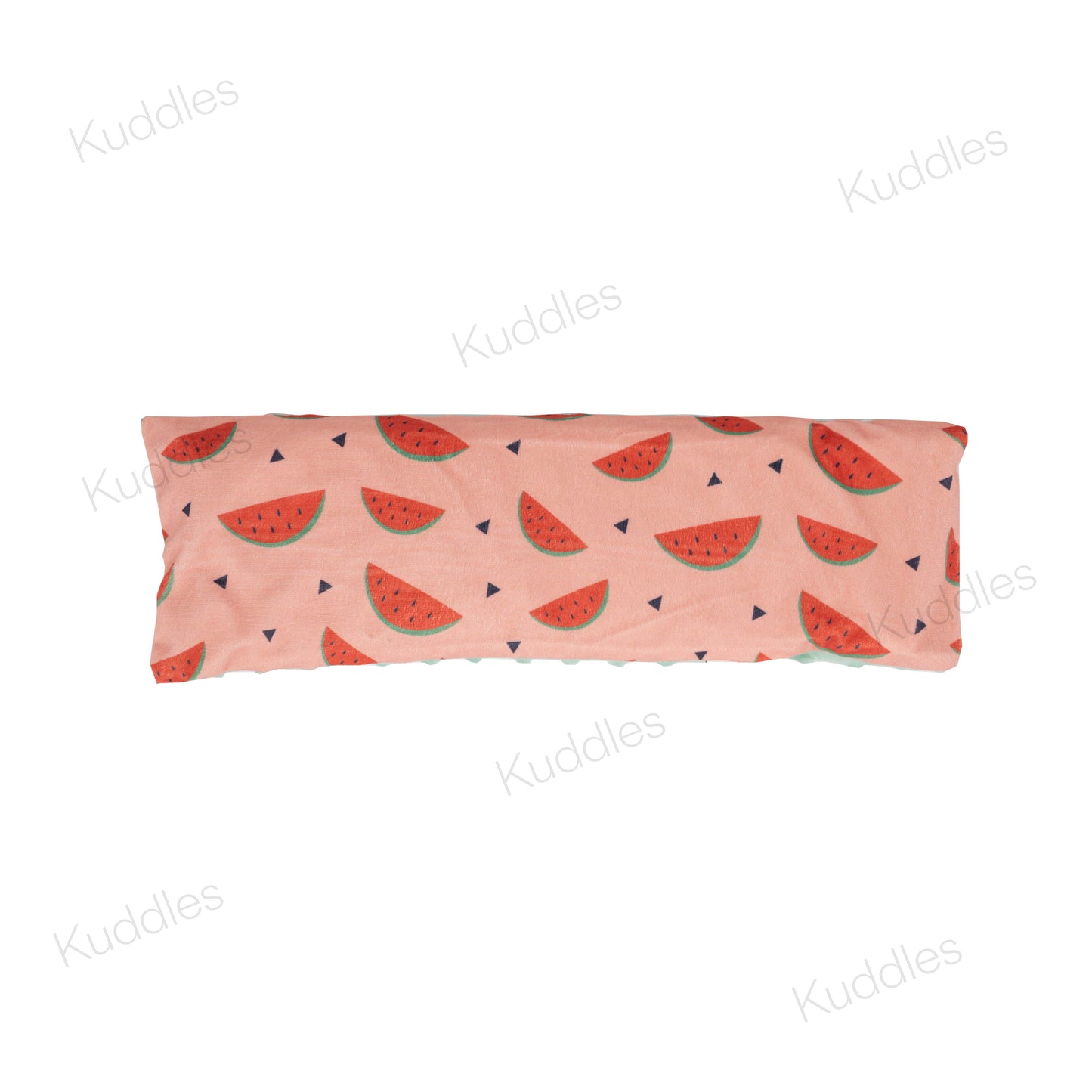Tutti Frutti Watermelon Minky Buckwheat Husk Pillow