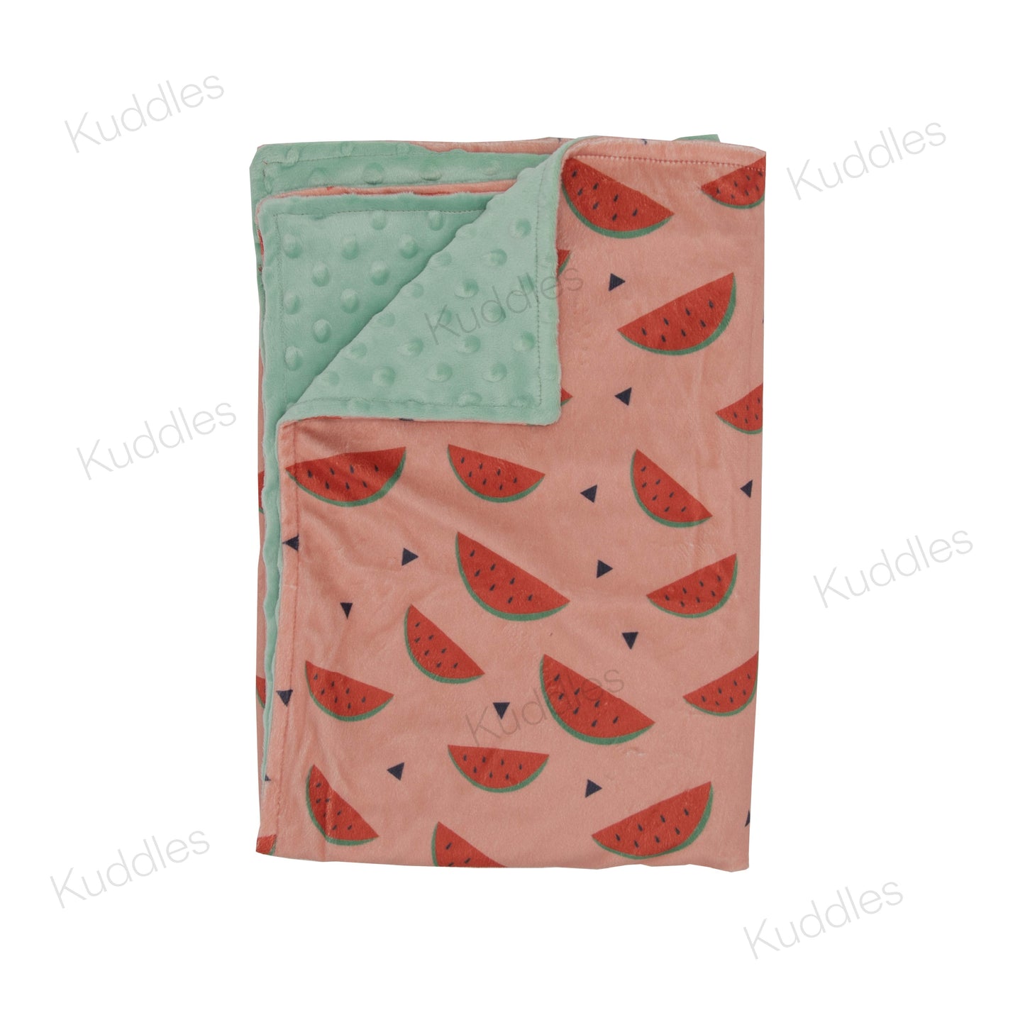 Tutti Frutti Watermelon Reversible Minky Blanket