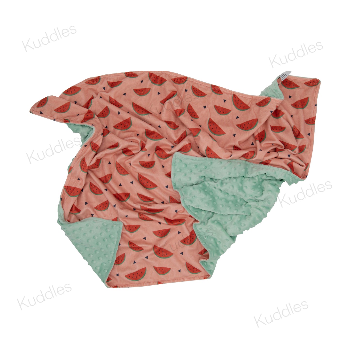 Tutti Frutti Watermelon Reversible Minky Blanket