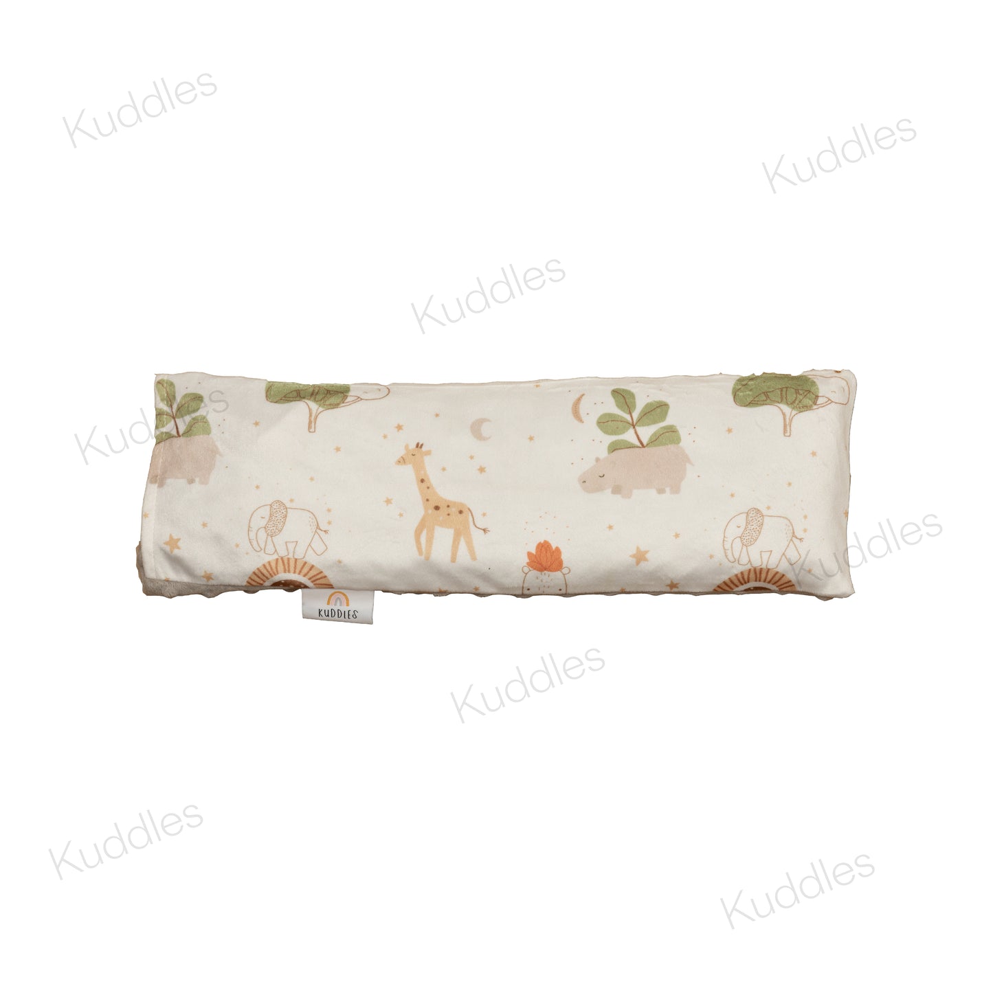 Twilight Savannah Minky Buckwheat Husk Pillow