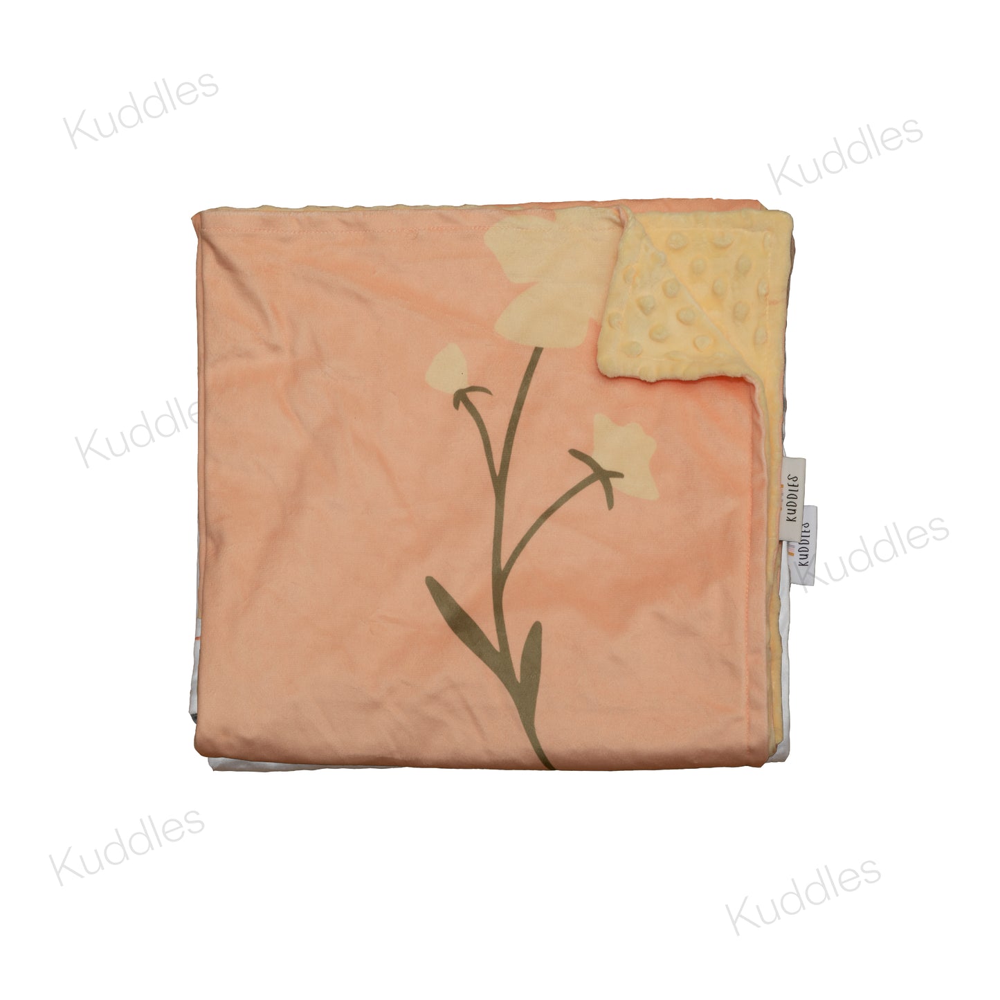Wild Floral Reversible Minky Blanket