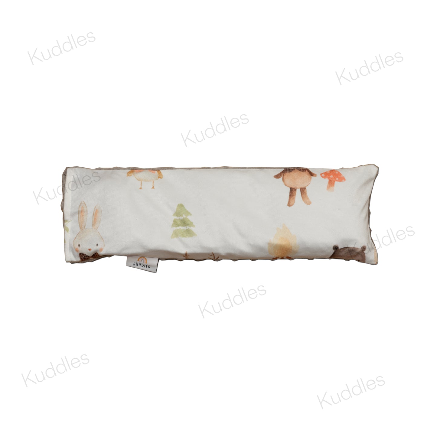 Woodland Animals Minky Buckwheat Husk Pillow