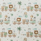 Safari Train Adventure Reversible Minky Blanket