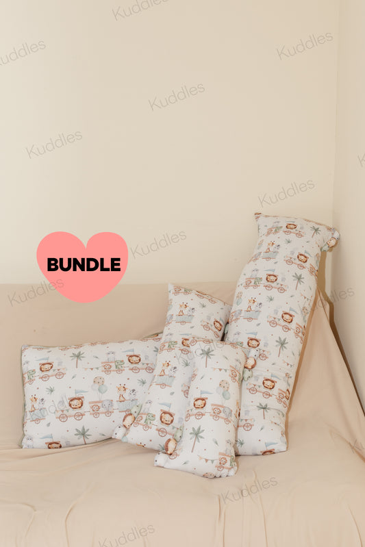 [BUNDLE] BAMBOO PILLOWS - Safari Train Adventure