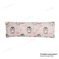Cute Little Penguins (Pink) Minky Buckwheat Husk Pillow