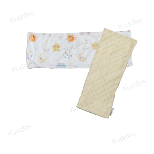 Dreamy Skies Minky Buckwheat Husk Pillow