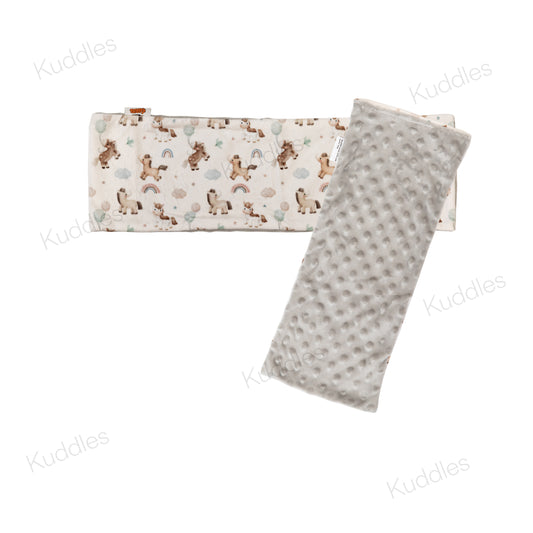 Happy Hooves Minky Buckwheat Husk Pillow