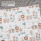 Safari Train Adventure Reversible Minky Blanket