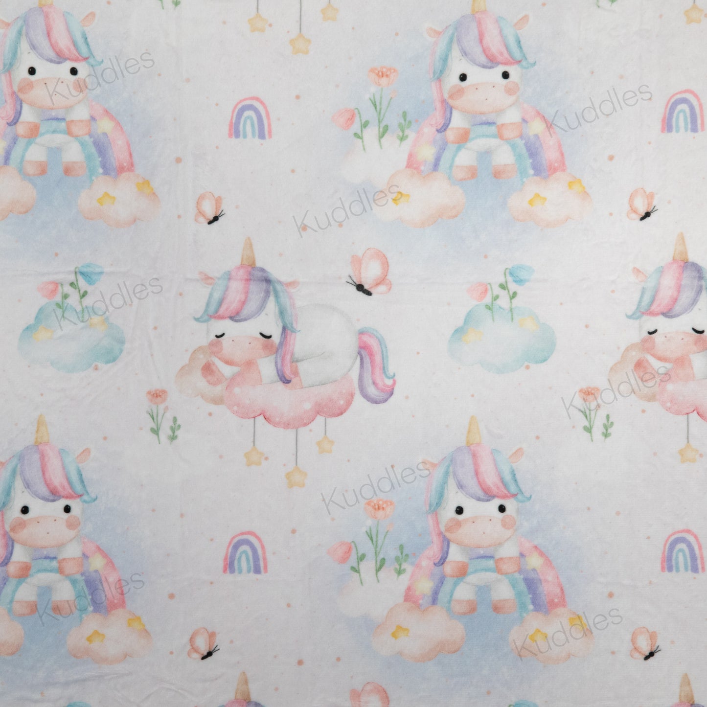 Starlight Unicorn Reversible Minky Blanket