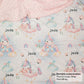 Starlight Unicorn Reversible Minky Blanket