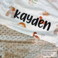 Mellow Tiger Reversible Minky Blanket
