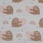 Lovely Sloths Reversible Minky Blanket